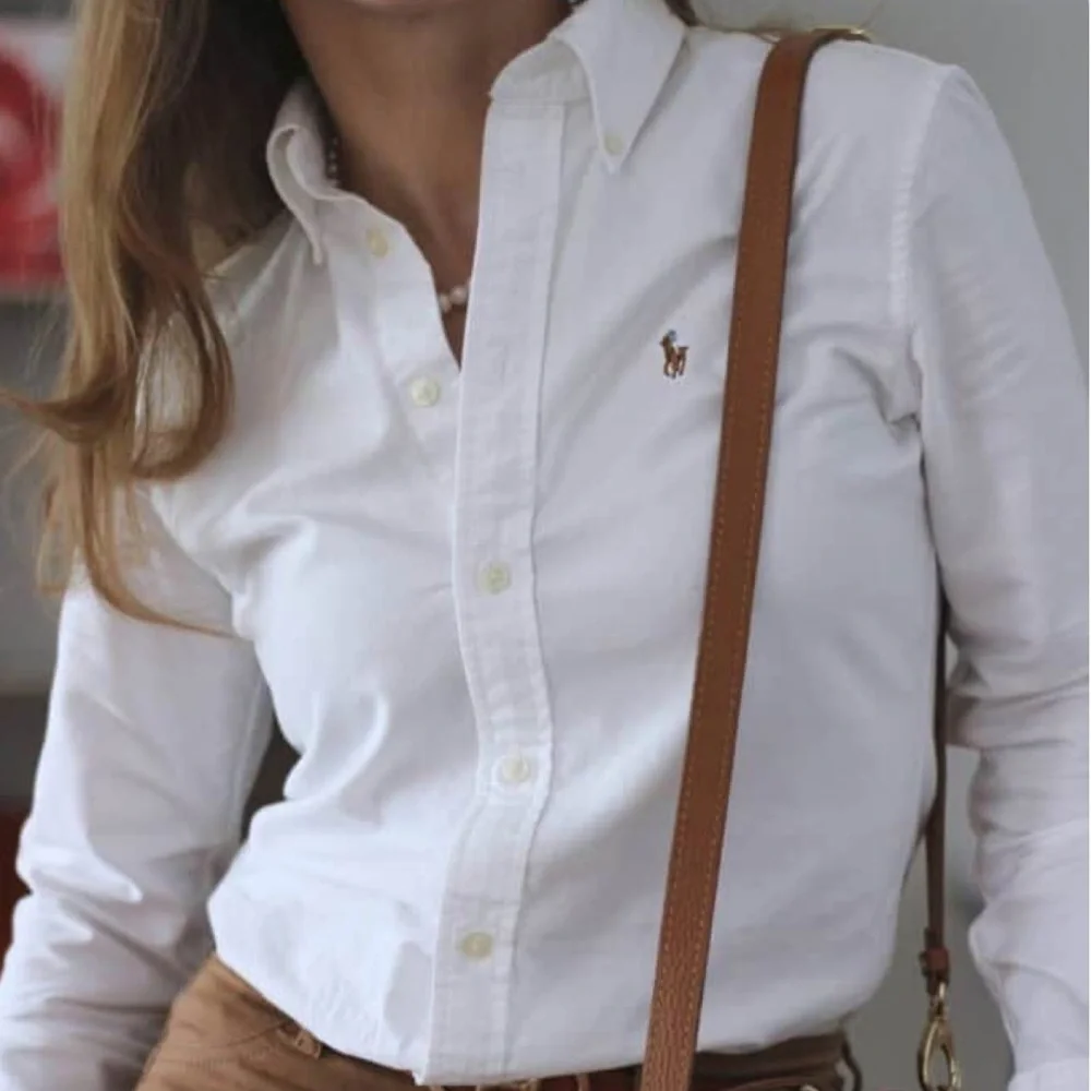 Polo by Ralph Lauren White Button Down Shirt - Picture 2 of 6